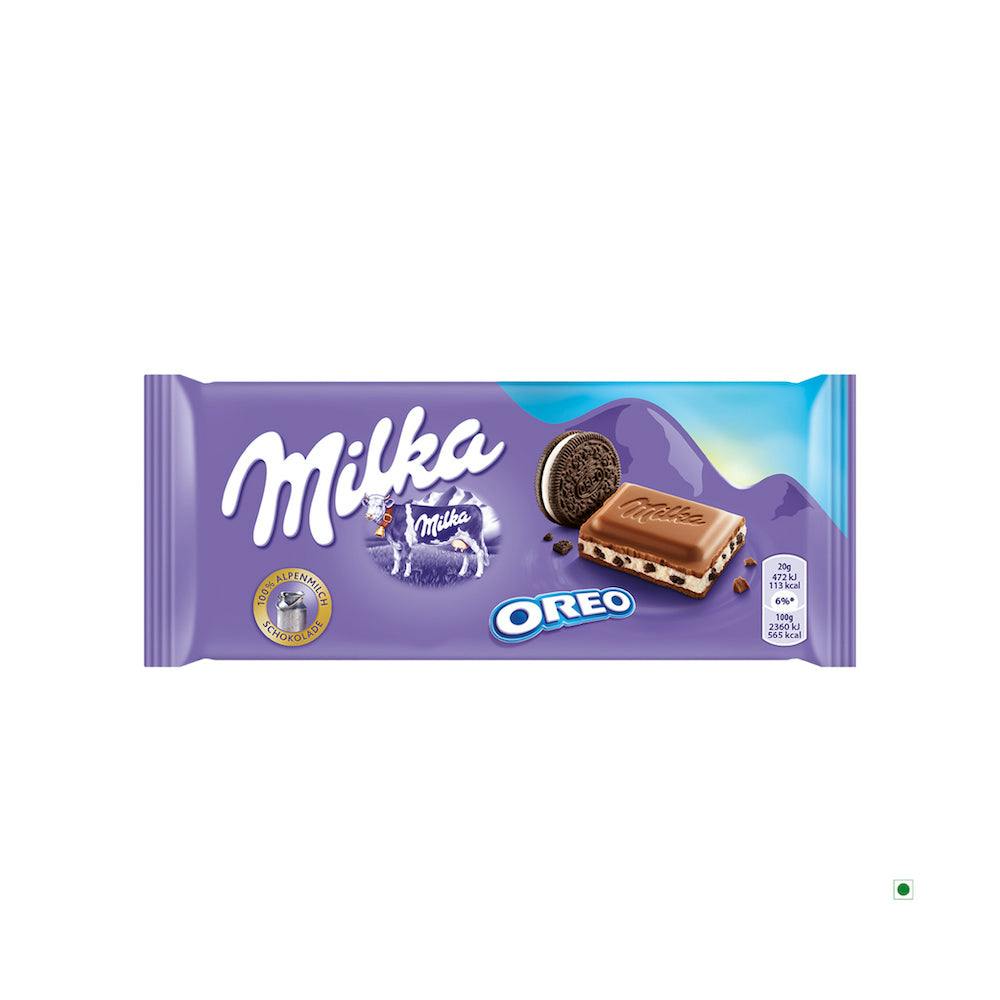 Milka Oreo Milk Chocolate Bar 100g