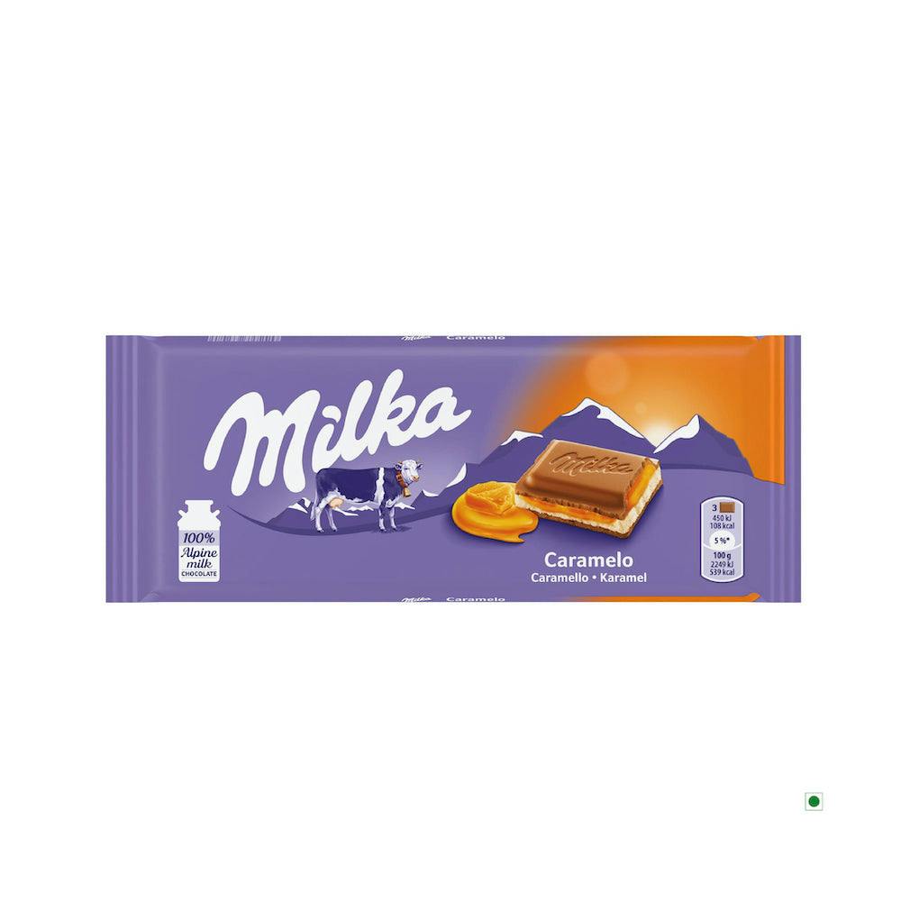 Milka Caramel Milk Chocolate Bar 100g