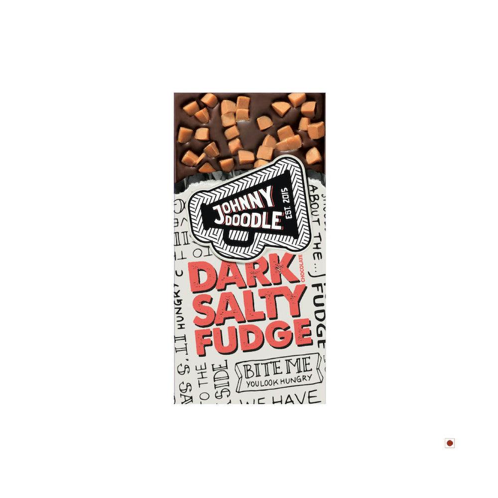 Johnny Doodle Dark Chocolate with Salty Fudge Bar 150g