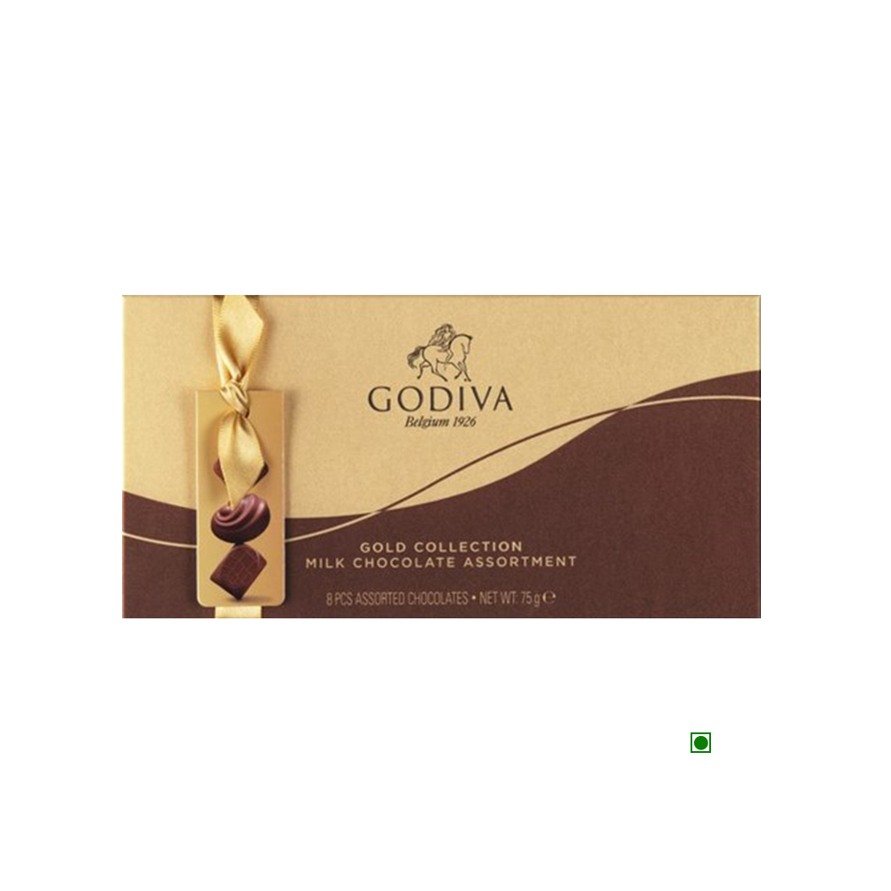 Godiva Gold Collection Milk Chocolate Assortment 8pcs 75g