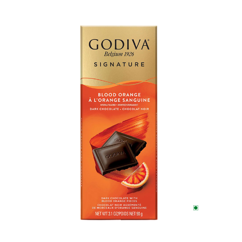 Godiva Dark Blood Orange Bar 90g