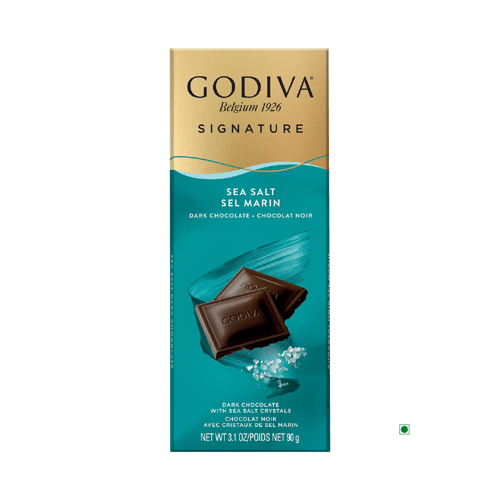 Godiva Dark Sea Salt Bar 90g
