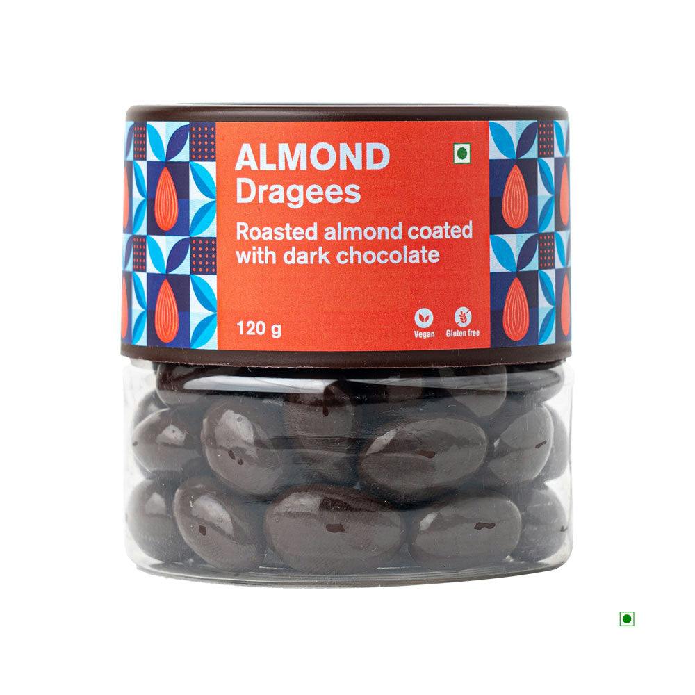 Entisi Chocolate coated Almond Dragees Jar 120g