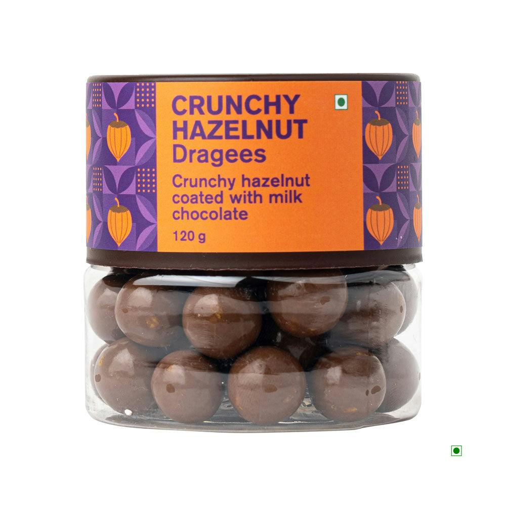 Entisi Chocolate coated Crunchy Hazelnut Dragees Jar 120g