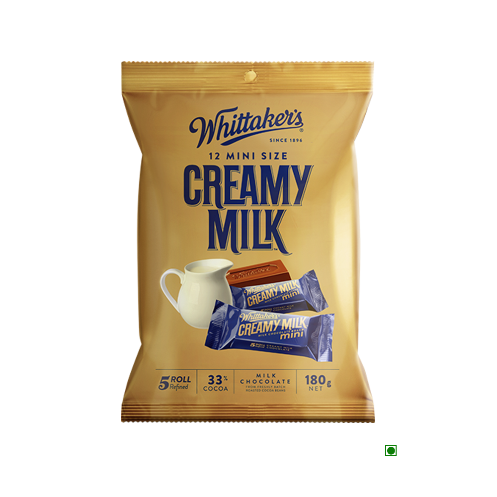 Whittaker's Creamy Milk Mini Slabs 180g