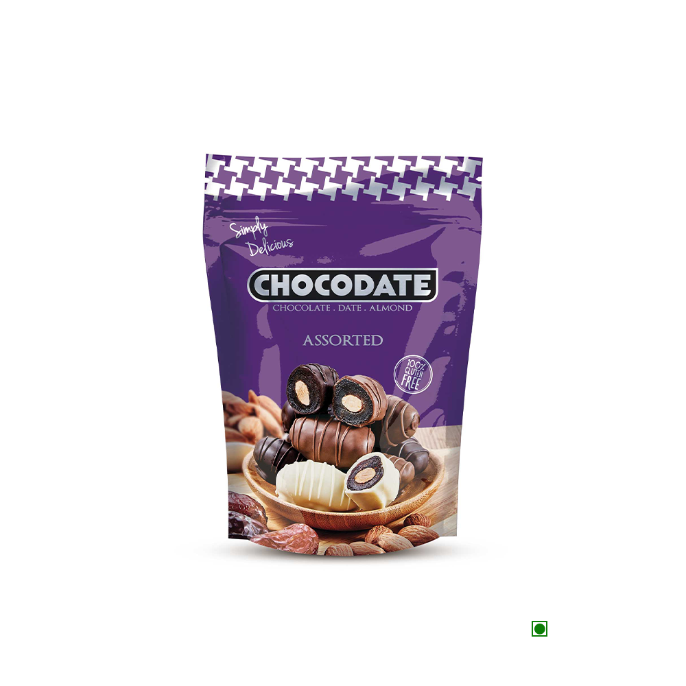 ChocoDate Exclusive Real Assorted Pouch 250g