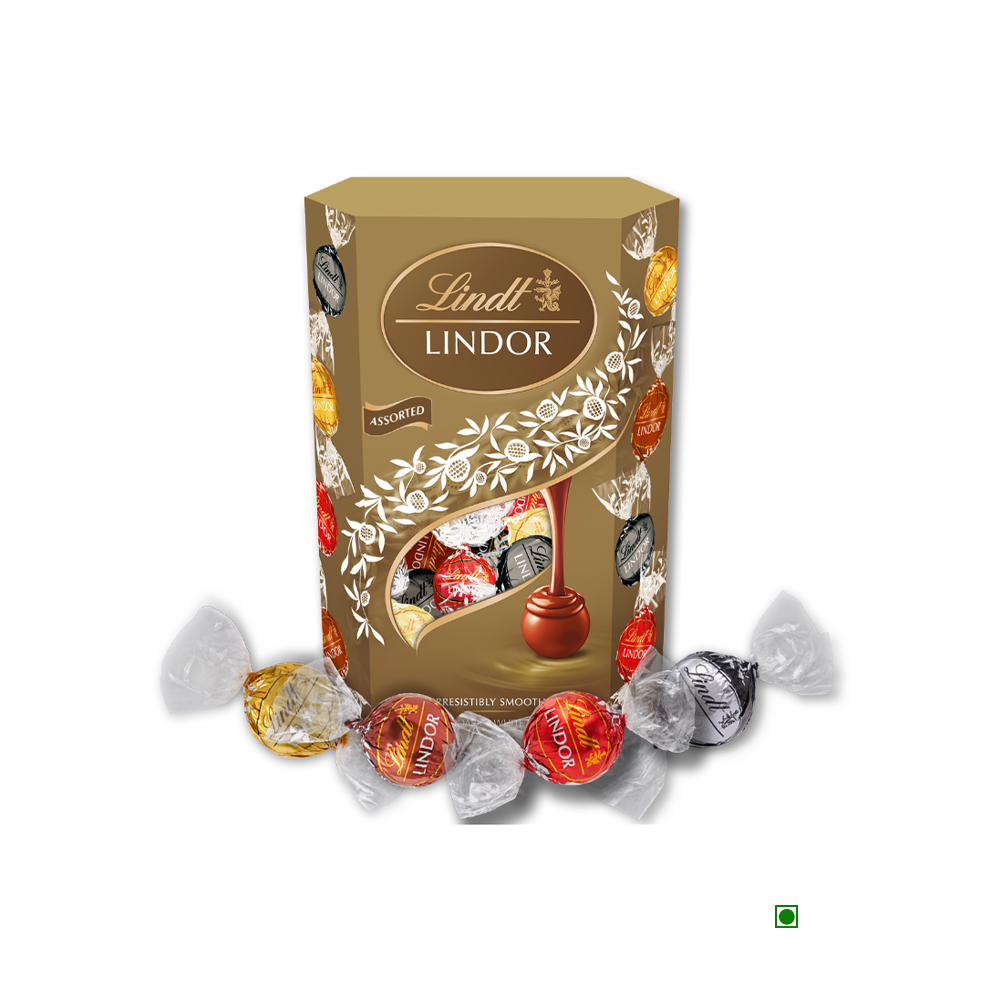 Lindt Lindor Assorted Chocolate Cornet 337g