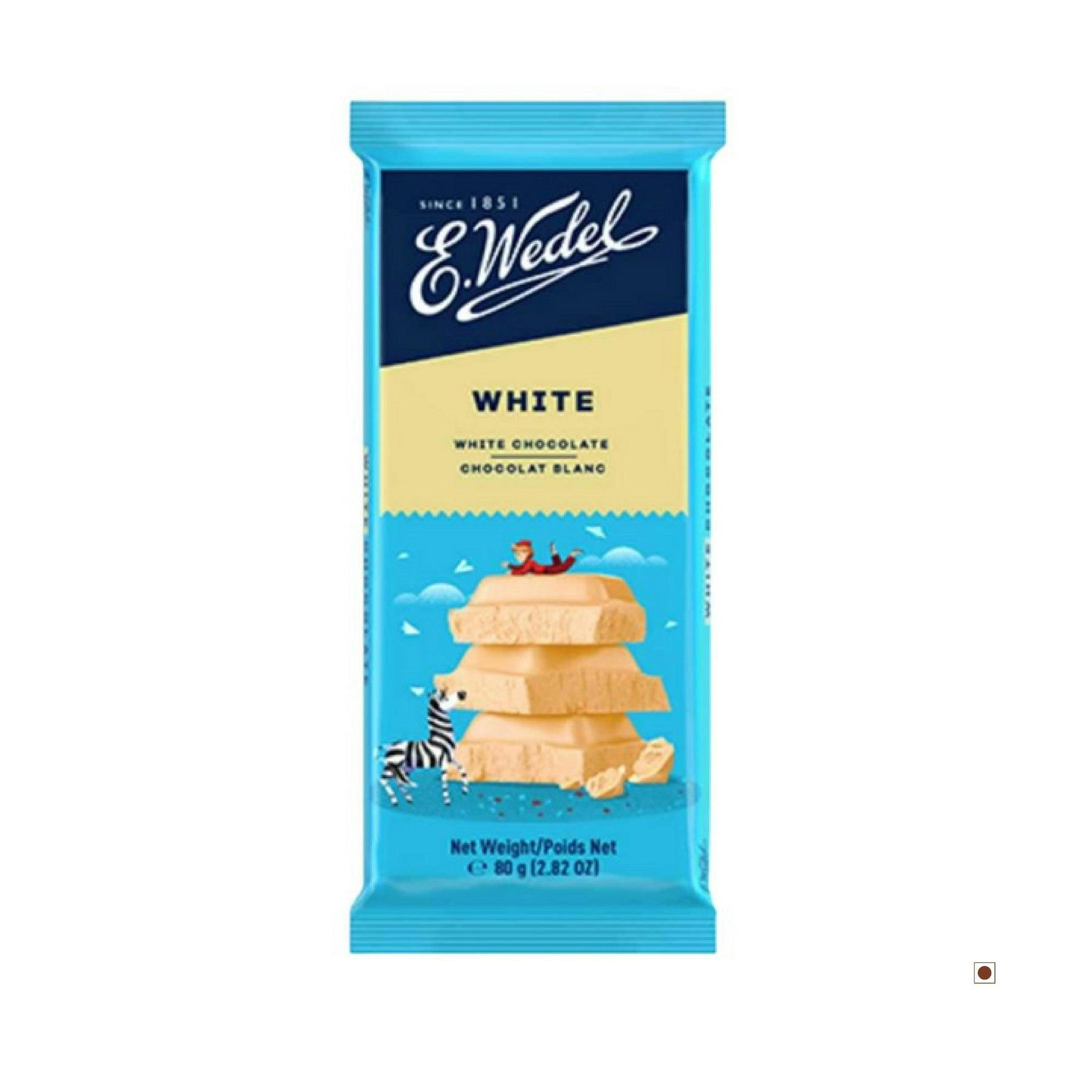 Wedel White Chocolate Bar 80g