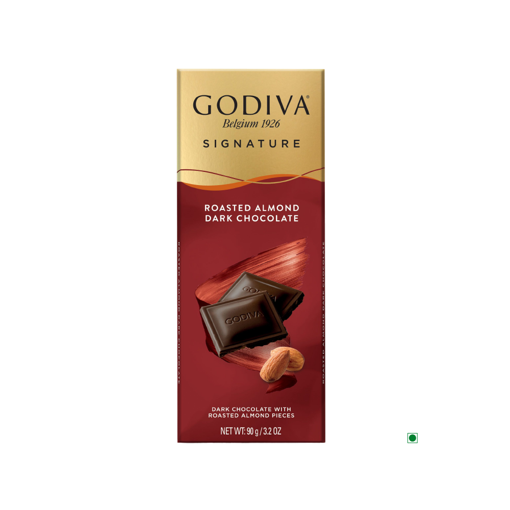 Godiva Dark Roasted Almonds Bar 90g